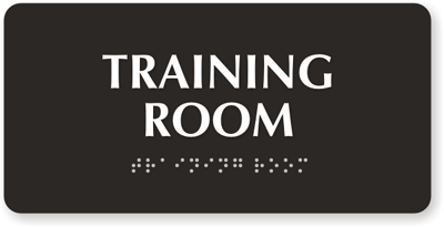 training-room-tactile-braille-sign-se-5273